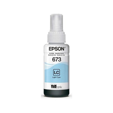 TINTA EPSON CELESTE T673 70ML L800 L805 L1800 CYAN LIGHT