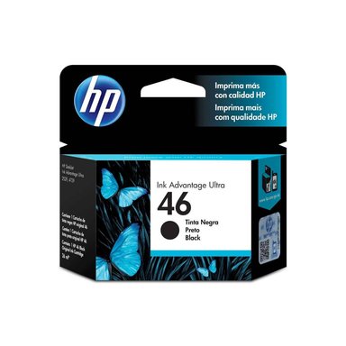 CARTUCHO HP NEGRO TINTA CZ637AL N° 46 ULTRA