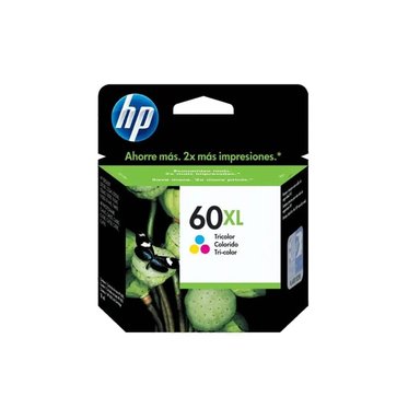 CARTUCHO HP MULTICOLOR TINTA CC644WL N° 60XL