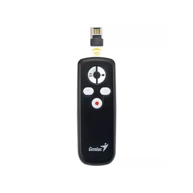 PRESENTADOR DE DIAPOSITIVAS GENIUS C/PUNTERO MEDIA POINTER 100 RUN CARD BLACK PN 31090015100 - 2