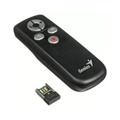 PRESENTADOR DE DIAPOSITIVAS GENIUS C/PUNTERO MEDIA POINTER 100 RUN CARD BLACK PN 31090015100 - 3