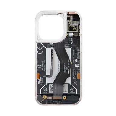 FUNDA PROTECTOR CASE 360 PARA IPHONE 15 PRO - TRANSPARENTE - 1