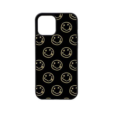 FUNDA PROTECTOR CASE PARA IPHONE 12 MINI - NIRVANA LOGO - 2