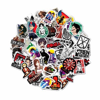 PACK 50 STICKERS SHINGEKI NO KYOJIN - 1