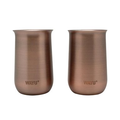 SET 2 VASOS APERITIVO COPPER LINE WAYU 230 ML