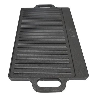 PLANCHA GRILL CON ASAS DE HIERRO FUNDIDO WAYU 50.8 X 23.4 CM - 3