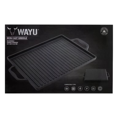 PLANCHA CON ASAS DE HIERRO FUNDIDO WAYU - 2
