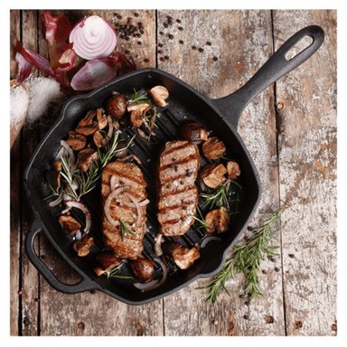 SARTEN GRILL DE HIERRO FUNDIDO VICTORIA 26 CM