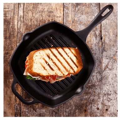 SARTEN GRILL DE HIERRO FUNDIDO VICTORIA 26 CM - 4