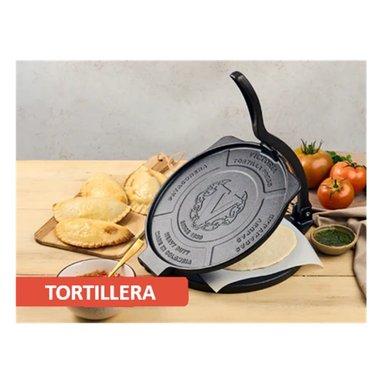 PRENSA TORTILLERA DE HIERRO FUNDIDO VICTORIA 25 CM DE DIAMETRO