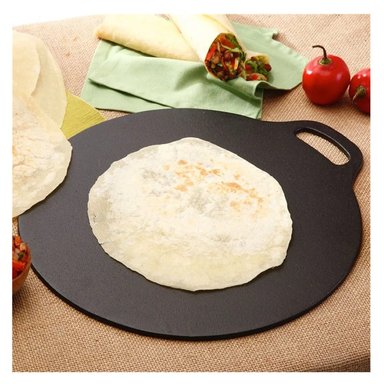 PLANCHA TAWA DE HIERRO FUNDIDO VICTORIA 38 CM - 1