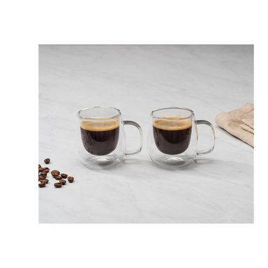 JUEGO DE 2 TAZAS TRAMONTINA PARA CAFÉ 100 ML