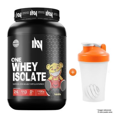 PROTEÍNA INNOVATE NUTRITION ONE WHEY ISOLATE 1.1 KG VAINILLA + SHAKER