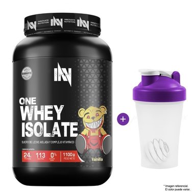 ONE WHEY ISOLATE VAINILLA - 1.1KG PROTEÍNA - 37 SERVICIOS