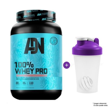 PROTEÍNA ADN 100 WHEY PRO 1.1 KG CHOCOLATE + SHAKER