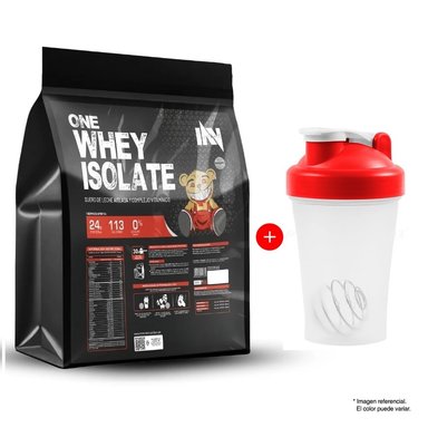 ONE WHEY ISOLATE VAINILLA 3 KILOS PROTEÍNA ISOLATADA + SHAKER
