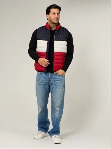 CHALECO  TOMMY HILFIGER  ACOLCHADO LIGERO Y PLEGABLE PARA HOMBRE REGULAR FIT - 3