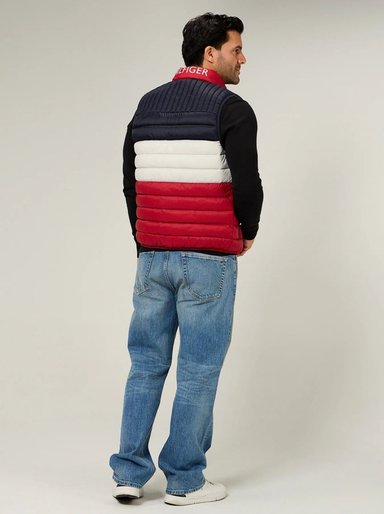 CHALECO  TOMMY HILFIGER  ACOLCHADO LIGERO Y PLEGABLE PARA HOMBRE REGULAR FIT - 4