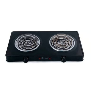 COCINA ELÉCTRICA 2 HORNILLAS IMACO HP-1400 NEGRO