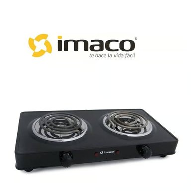 COCINA ELÉCTRICA 2 HORNILLAS IMACO HP-1400 NEGRO - 2