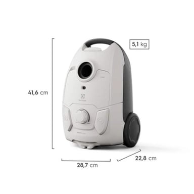 ASPIRADORA ELECTROLUX BLANCO 1600W EXPERIENCE (EQP30) - 4