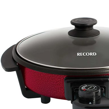 SARTÉN ELÉCTRICA RECORD MULTICOCCIÓN 30CM ROJO