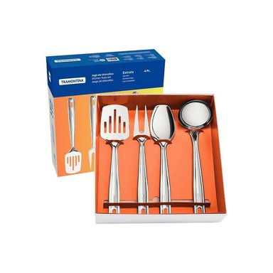 JUEGO DE UTENSILIOS X 4 PZAS EXTRATA - TRAMONTINA-10390089