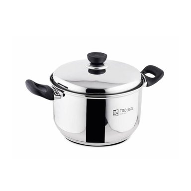 OLLA ACERO 24CM CLASICA CON TAPA DE ACERO INOXIDABLE-10116264