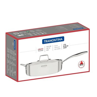 SARTEN ACERO INOXIDABLE 30CM GRANO - 10145677