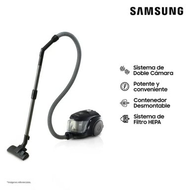 ASPIRADORA SAMSUNG CICLÓNICA CON 2000 W NEGRA VCC4580V3K/XZS