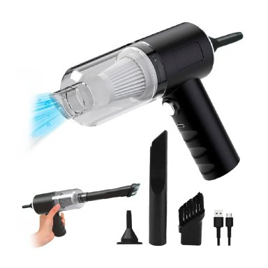 ASPIRADORA INALÁMBRICA RECARGABLE PARA CARRO 3 EN 1 AS-228