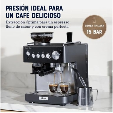 CAFETERA ESPRESSO OSTER PERFECT BREW BVSTEM7301 CON MOLINILLO - 4