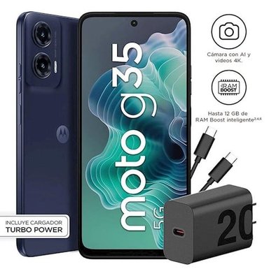 CELULAR MOTOROLA G35 4 RAM 256GB NEGRO