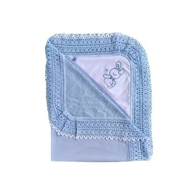 COLCHA HILO PM DELGADO CELESTE