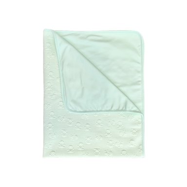 MANTA TEDDY VERDE AGUA