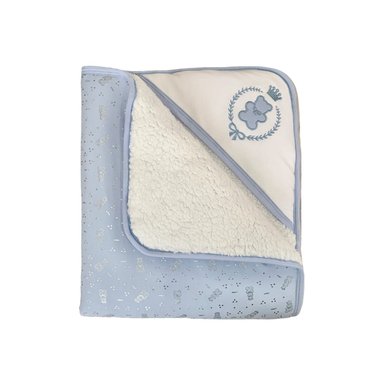 COLCHA OSITO BÁSICO CELESTE