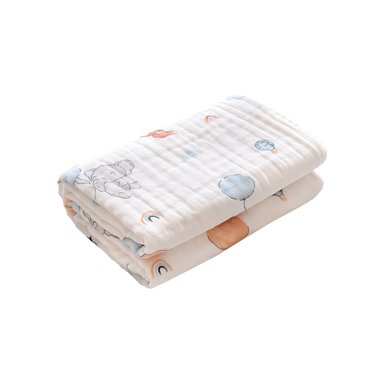 MANTA MUSELINA BAMBÚ BLANCO