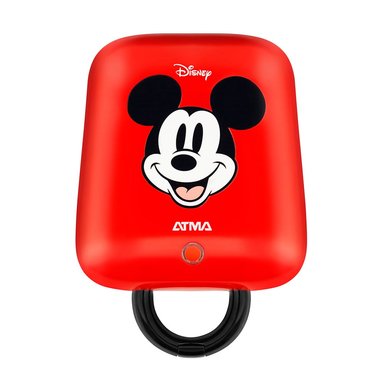 WAFLERA SANDWICHERA ELÉCTRICA ATMA DISNEY WS027PE 700W 220V