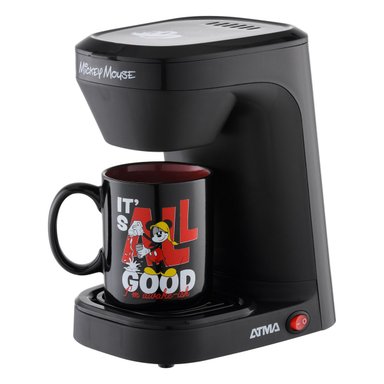 CAFETERA ELÉCTRICA ATMA DISNEY CAAT8018PE CON TAZA DE MICKEY