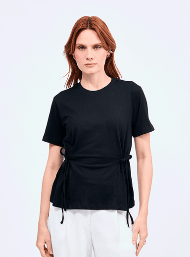 POLO LIA CON TIRAS LATERALES MANGA CORTA