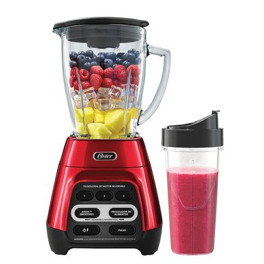 LICUADORA OSTER ROJA CON TECNOLOGÍA REVERSIBLE BLSTPYG1310RBG - 1