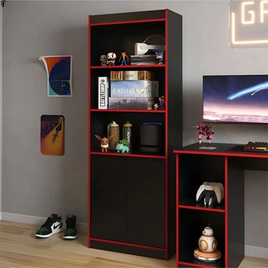 ARMARIO GAMER 170 CM NEGRO INNOVACIONES LUMIK