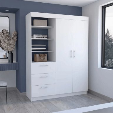 ROPERO 201 CM BLANCO INNOVACIONES LUMIK