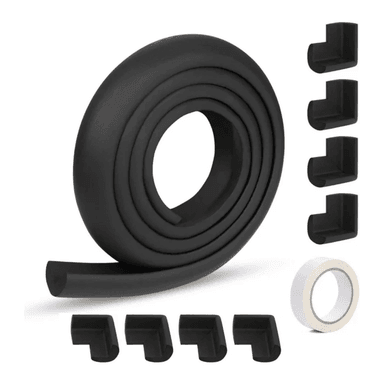 SET PROTECTOR DE ESQUINAS ANTIGOLPE PARA BEBES NEGRO - 1