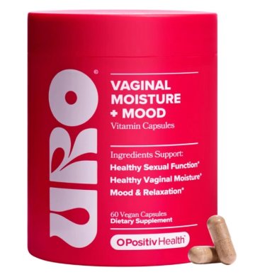 O POSITIV URO – HUMEDAD VAGINAL + ESTADO DE ÁNIMO, ASHWAGANDHA Y GINKGO, 60 CÁPSULAS VEGANAS