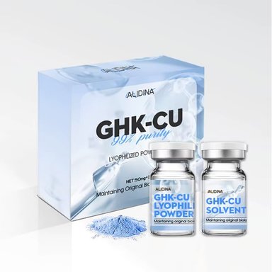 ALIDINA GHK-CU PÉPTIDO DE COBRE AZUL – SUERO LIOFILIZADO 50MG+3ML HIDRATANTE, REAFIRMANTE Y REVITALIZANTE PARA PIEL Y CABELLO - 2