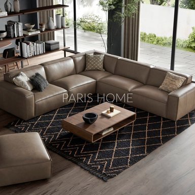 SOFÁ SECCIONAL 5 PLAZAS EN L JONATHAN ULTRACUERO