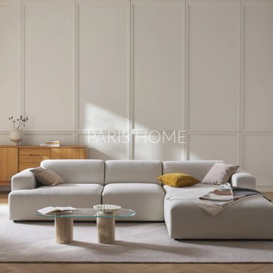 SOFÁ DERECHO SECCIONAL ESQUINERO GALA 4 PLZ TEJIDO