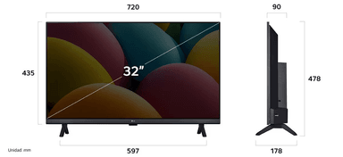 TELEVISOR LG 32 PULGADAS SMART TV WEBOS HDR10 32LR600BPSC + ANTENA DIGITAL (NUEVO) - 7