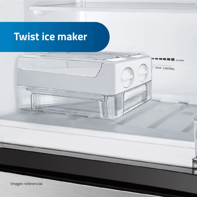 REFRIGERADORA INDURAMA 246 LITROS CROMA NO FROST RI-389I (NUEVO) - 4